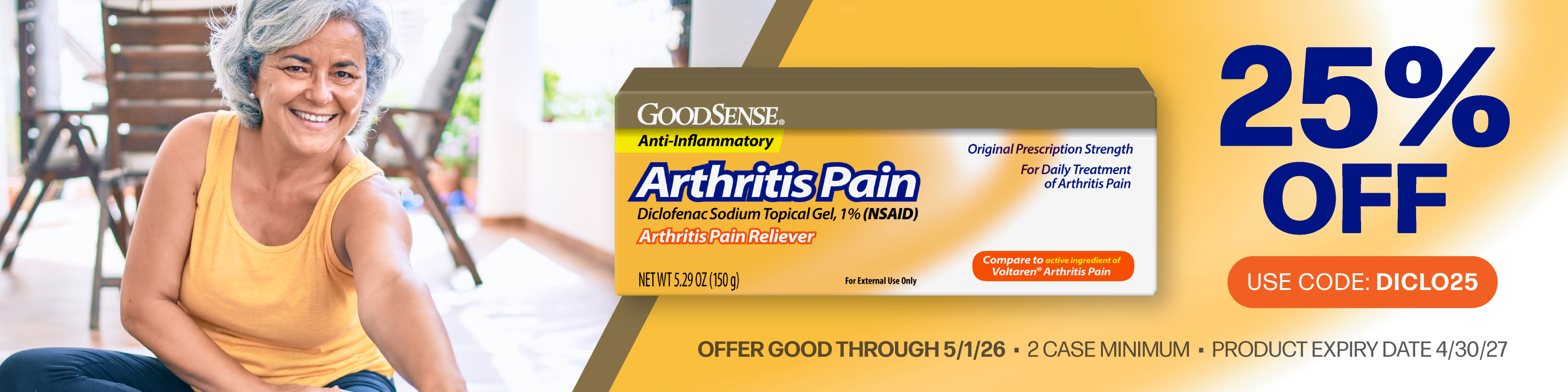 Diclofenac Savings Product Banner