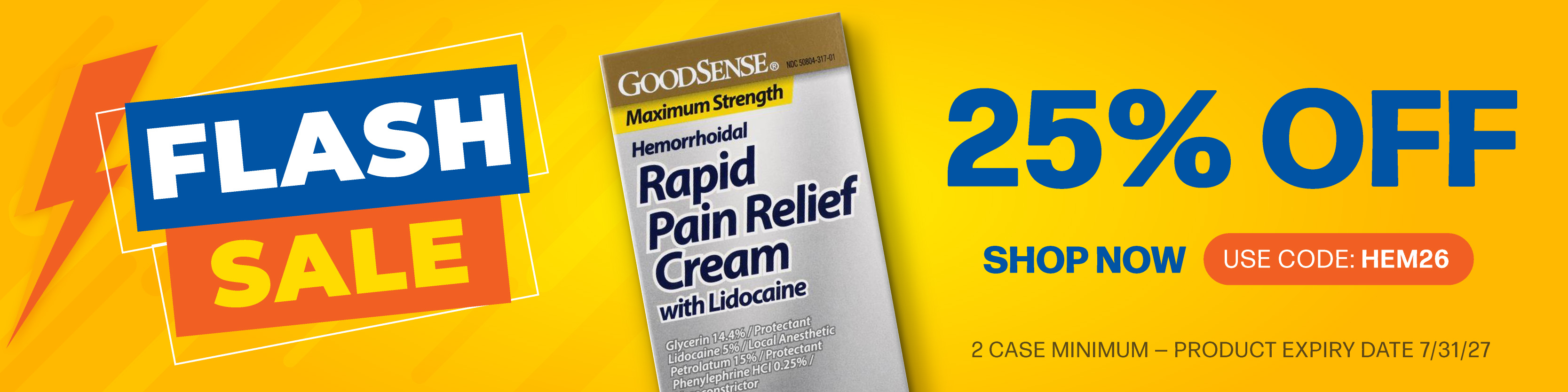 Hemorrhoid Savings Product Banner