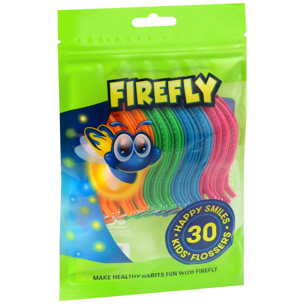 Firefly&reg; Kids Interdental Flossers Unflavored, 30 Count