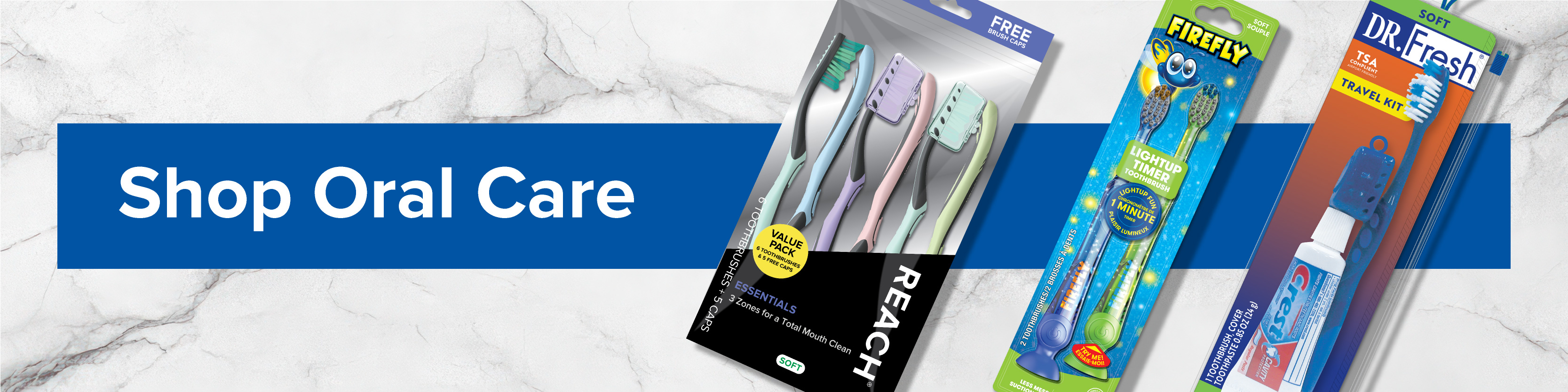 Oral Care Items Banner