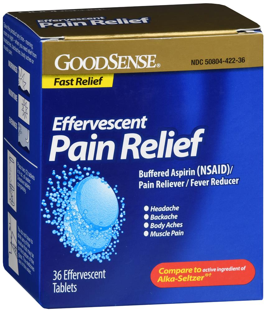 GoodSense&reg; Effervescent Pain Relief Tablets, 36 Count